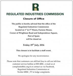 Office Closure - July 29th 2016-1
